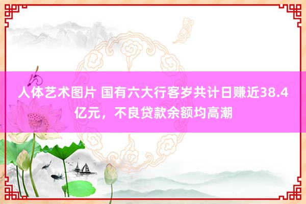 人体艺术图片 国有六大行客岁共计日赚近38.4亿元，不良贷款余额均高潮