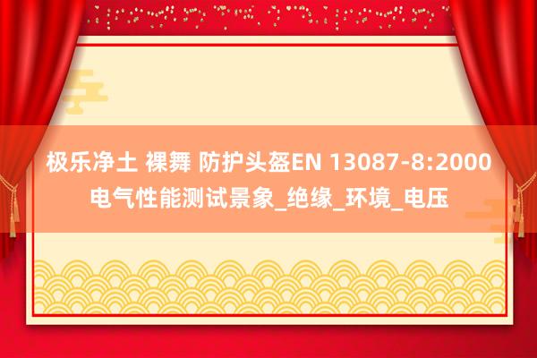 极乐净土 裸舞 防护头盔EN 13087-8:2000电气性能测试景象_绝缘_环境_电压