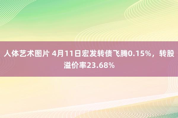 人体艺术图片 4月11日宏发转债飞腾0.15%，转股溢价率23.68%