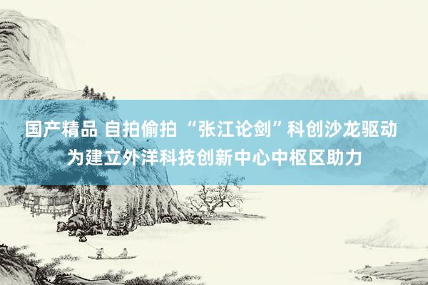 国产精品 自拍偷拍 “张江论剑”科创沙龙驱动 为建立外洋科技创新中心中枢区助力