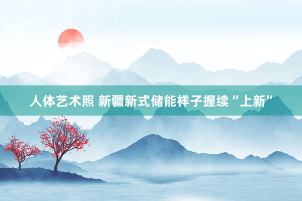 人体艺术照 新疆新式储能样子握续“上新”